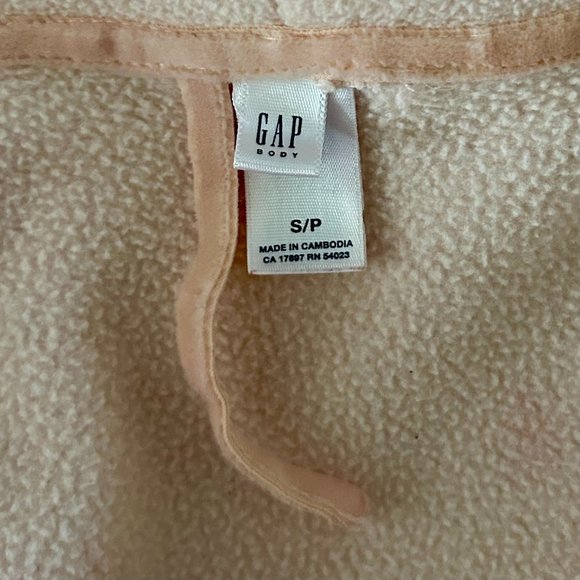 Gap Body Peach Velour Robe Size S/P - Picture 3 of 4